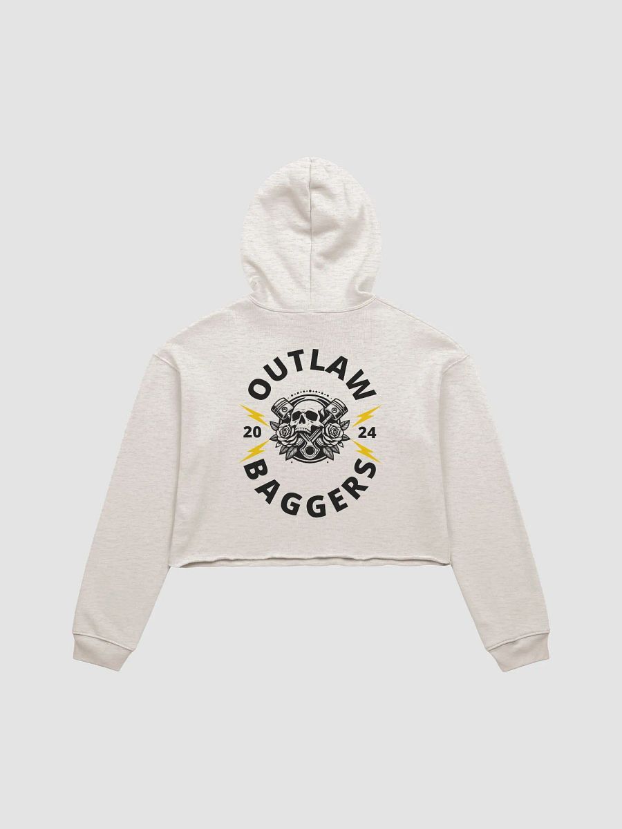 Outlaw Baggers Piston Crop Top Hoodie product image (3)