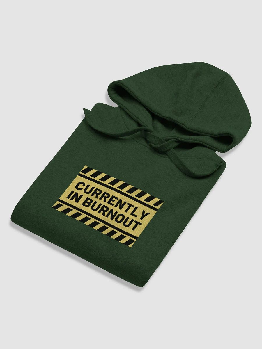 CURRENTLY IN BURNOUT printed heavyweight hoodie product image (6)