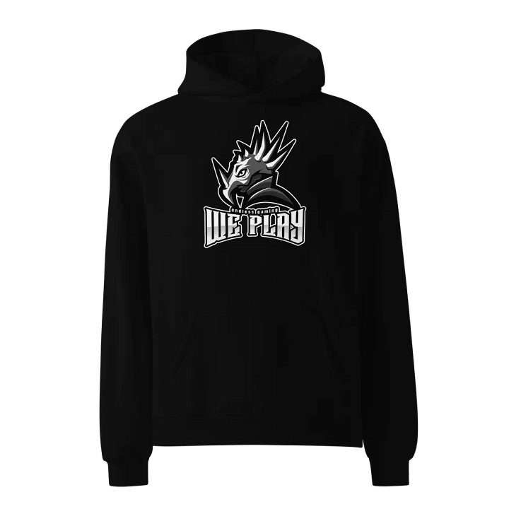 weplay hoodie white logo product image (1)