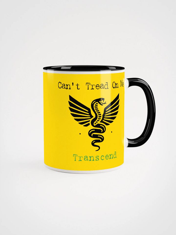 Can't Tread On Me Transcend (Black on Gold) Accent Mug product image (2)