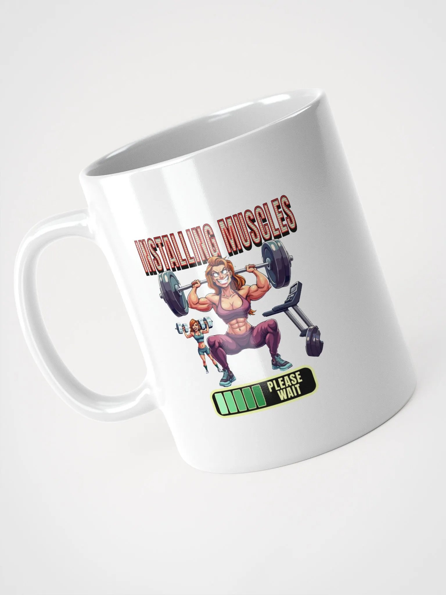 Installing Muscle Weightlifting Female Zone Mug product image (2)