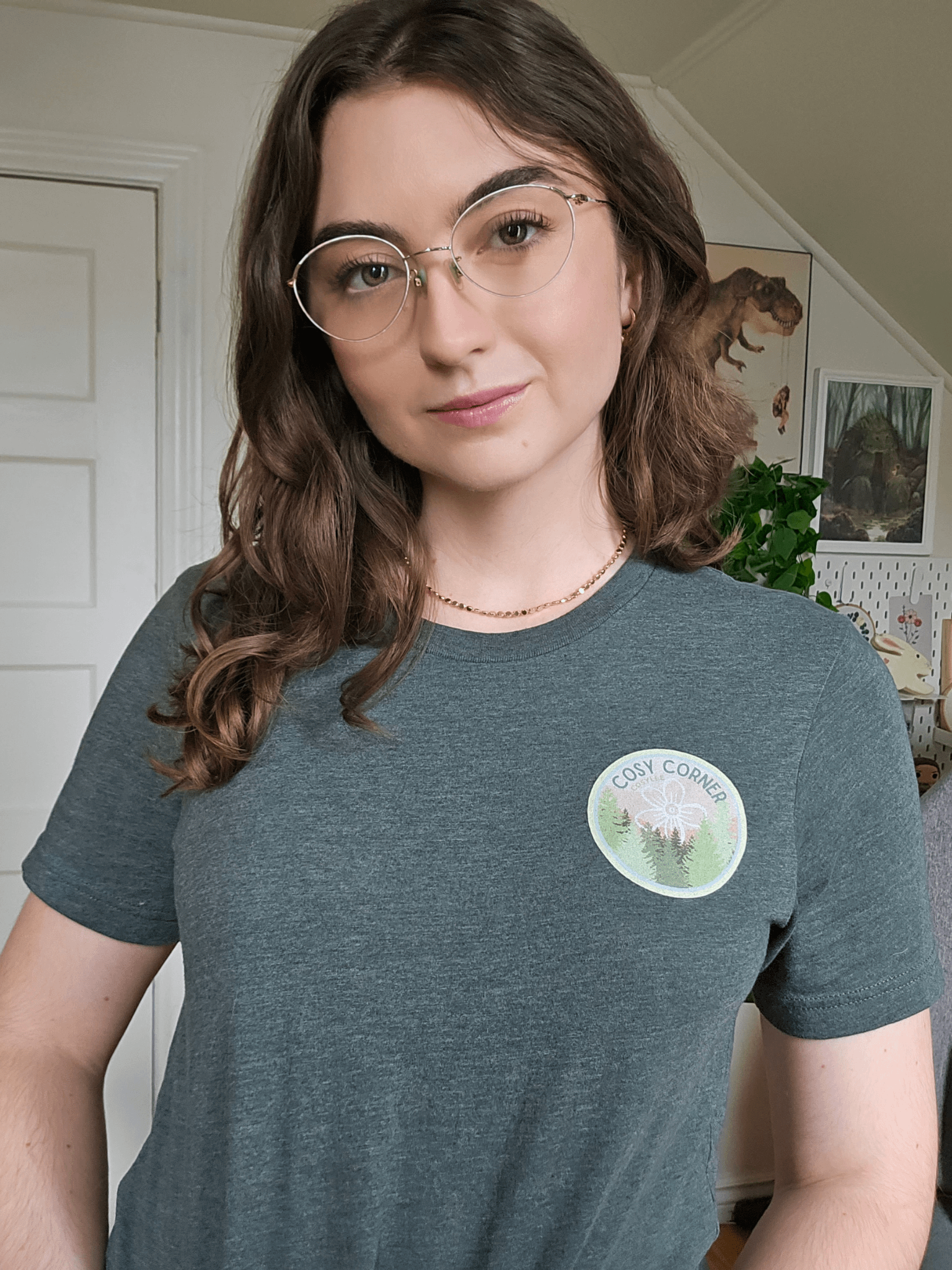 cosy corner small logo tee product image (1)