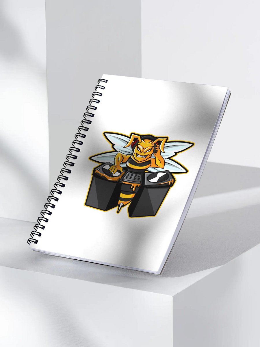 Bee Logo Spiral Notebook product image (3)