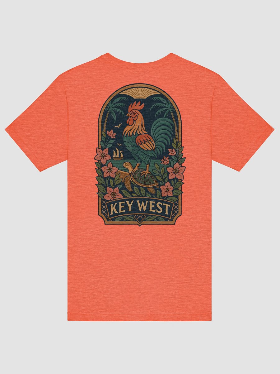 Key West Tropical T-Shirt Ultra Soft Tee with Rooster product image (6)