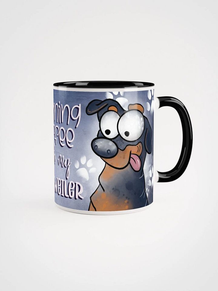 Morning Coffee with My Rottweiler Mug product image (1)