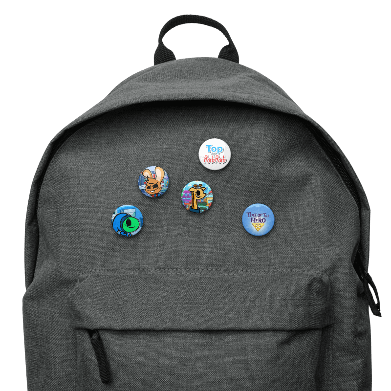 Top and RabRab Pin Buttons Set product image (3)