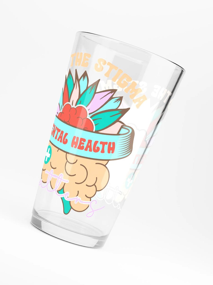 End The Stigma - Shaker Pint Glass product image (3)