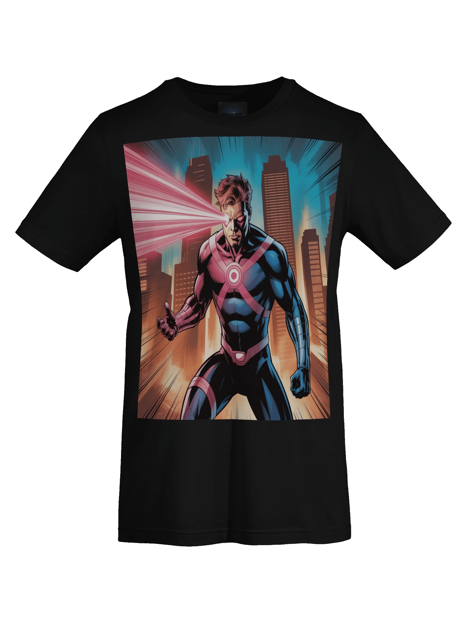 Cyclops Crimson Blitz Supersoft T-Shirt – Urban Optic Onslaught product image (1)