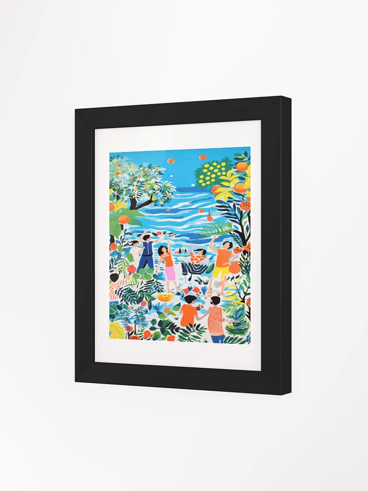'Life in Paradise' Framed Matte Poster product image (2)