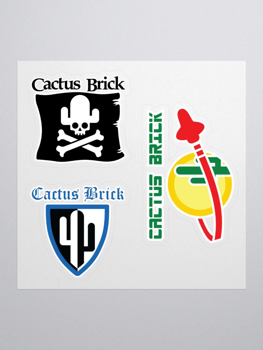 Cactus Brick Sticker Pack product image (1)