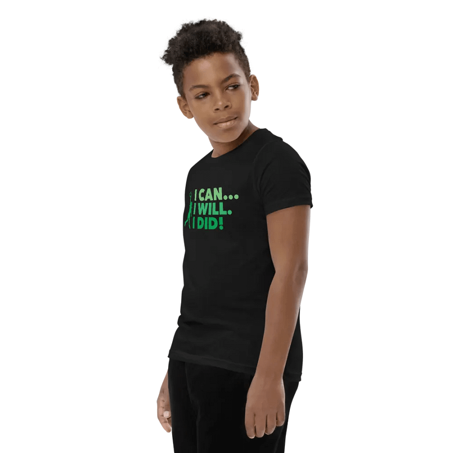 I Can... I Will. I Did! Green Kids Tee product image (7)