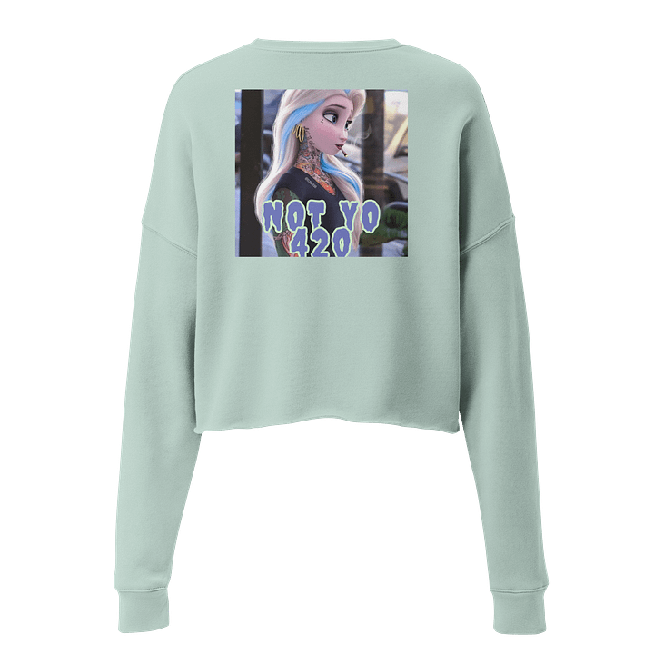 Psychedelic Femme Fleece Crop Sweatshirt product image (1)