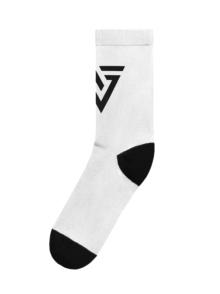 Geometric Avian Elegance Crew Socks product image (1)