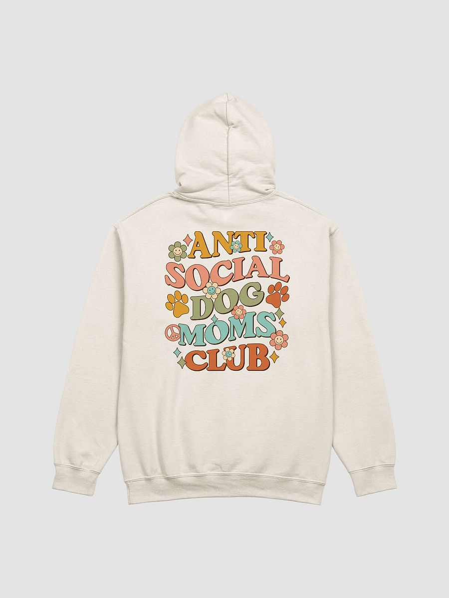Anti Social Dog Moms Club Retro Hooded Sweatshirt | Funny Introvert Hoodie for Dog Moms product image (35)