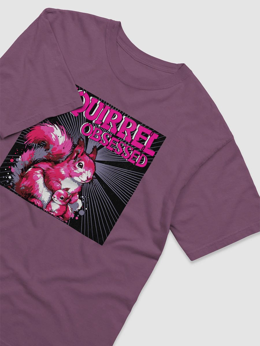 Squirrel Obsessed Illustrated T-Shirt- pigment dyed product image (3)