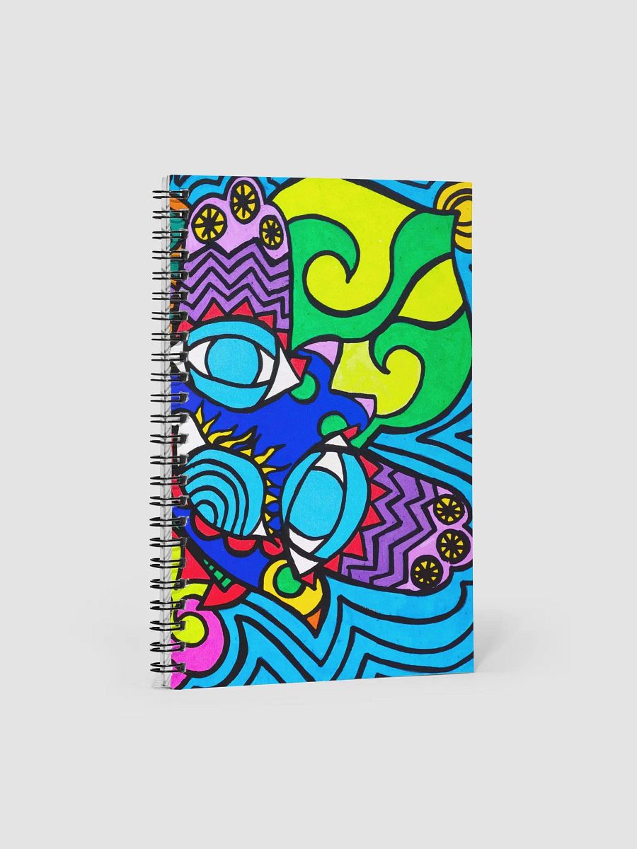 Vibrant Spirals Notebook product image (3)