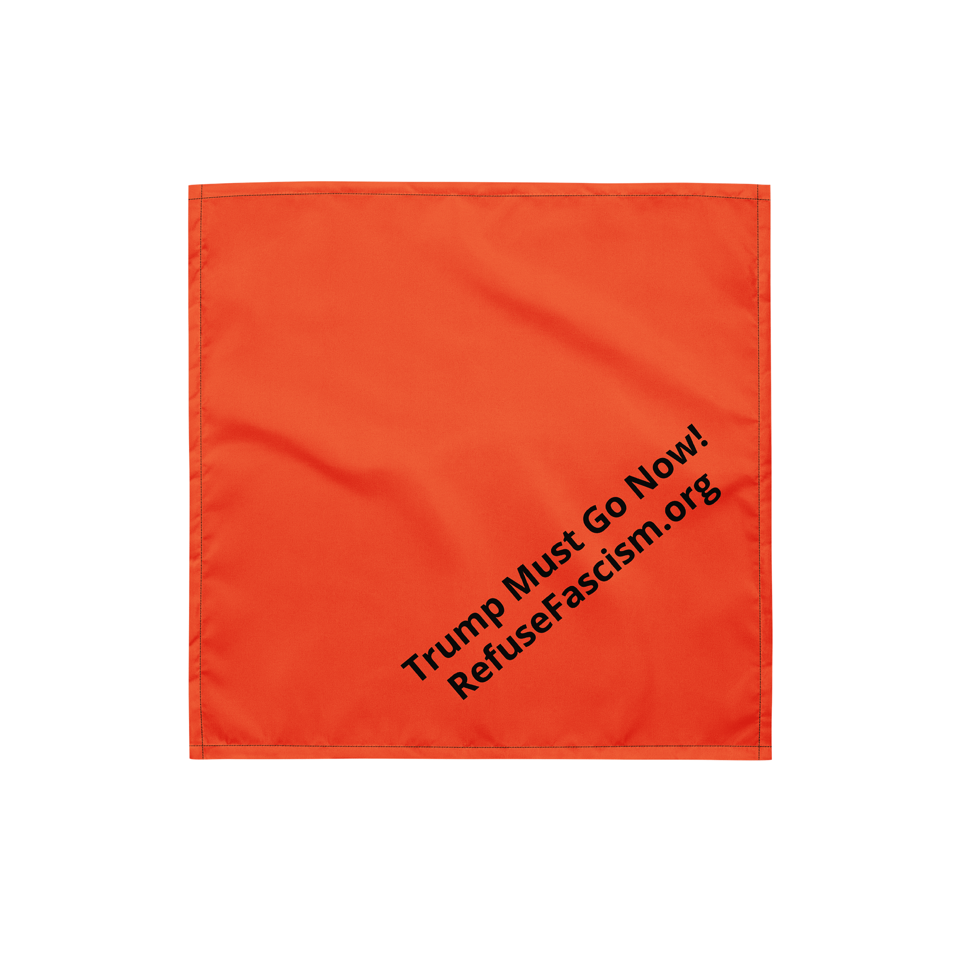 Trump Must Go Now! Orange Bandana product image (1)
