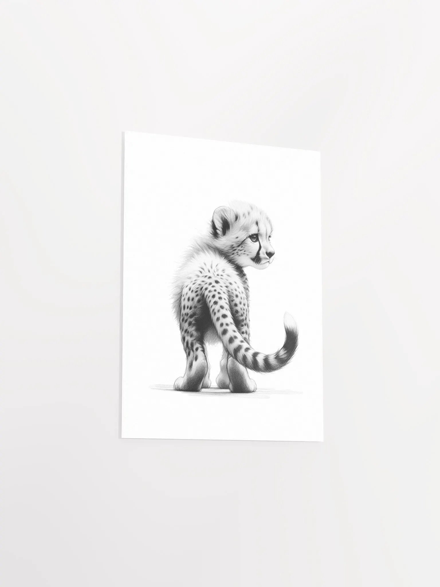 Cheetah Safari Nursery Print product image (4)