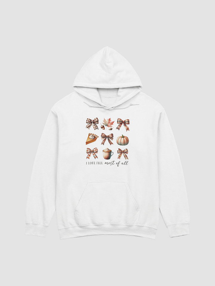 I Love Fall Most of All Hoodie product image (1)
