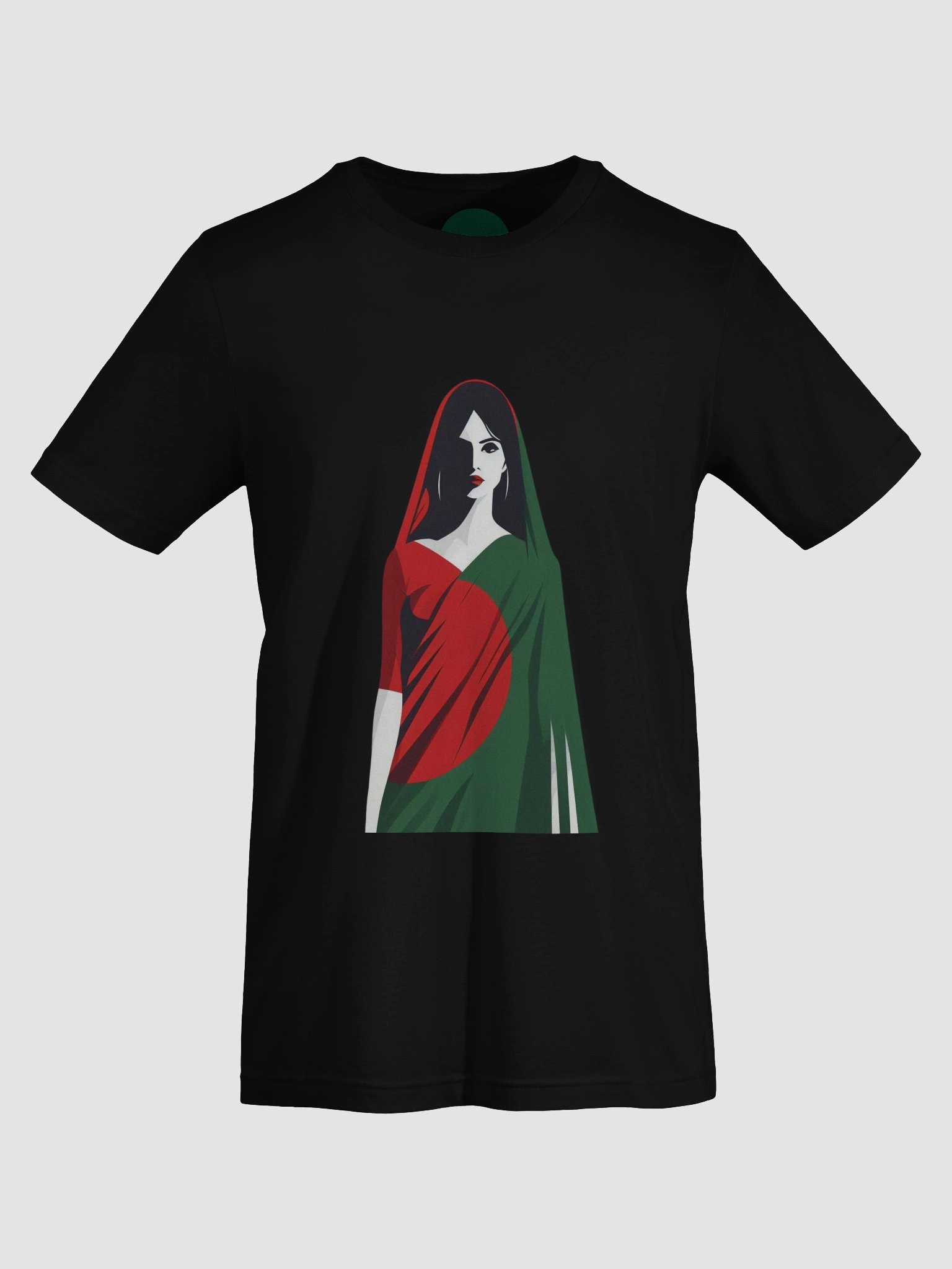 Bangladeshi Woman in Saree – Minimal Art product image (7)