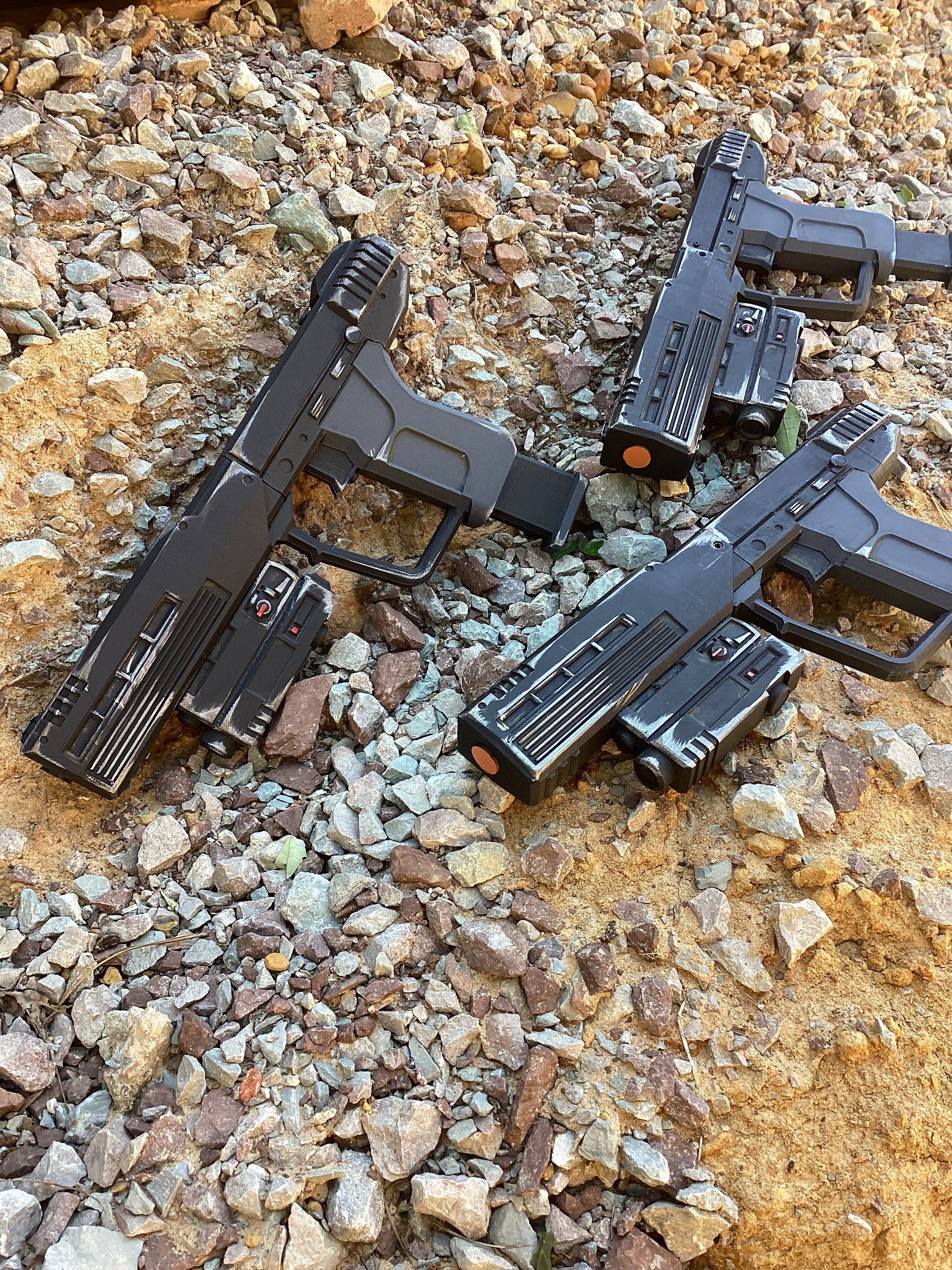 ODST Inspired M6C/SOCOM 3D printed Life-size prop/ orange tip product image (4)