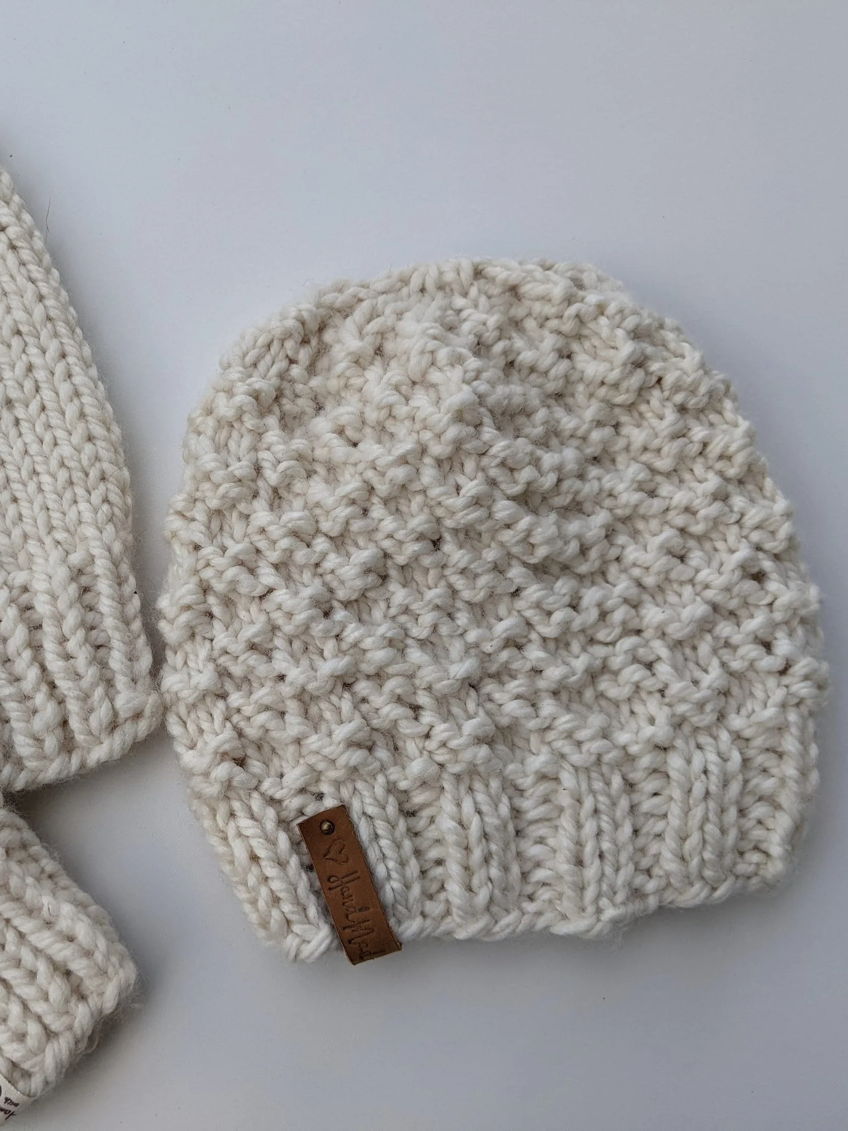 Frosty Chunky Hat Knitting Pattern product image (5)
