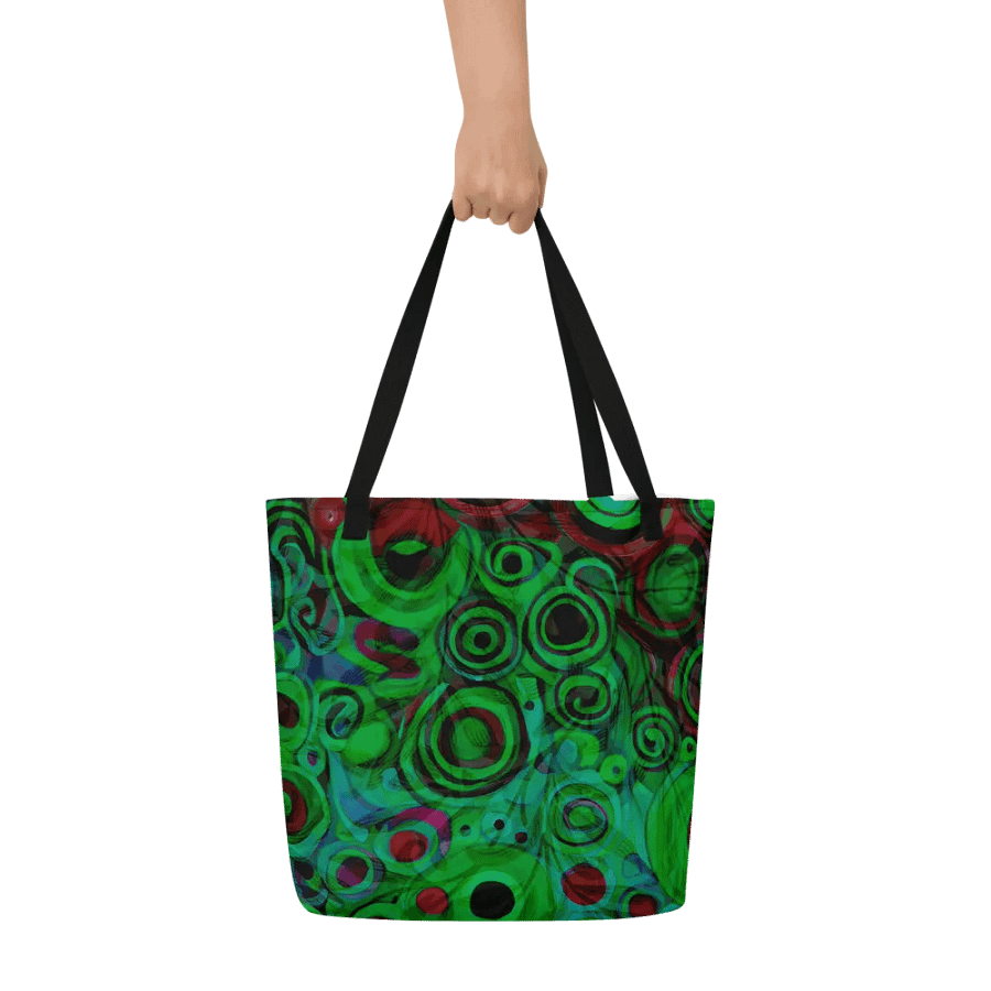 klimt inspired design all over print tote for arty men and ladies product image (6)