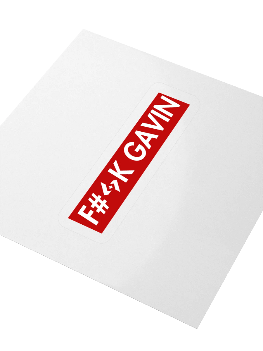 F#@K GAVIN STICKER product image (3)