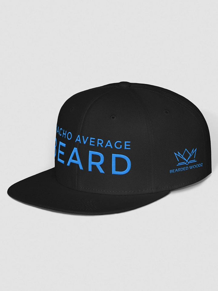 Nacho Average Beard Snapback Cap (Aqua/Teal Embroidery) product image (2)