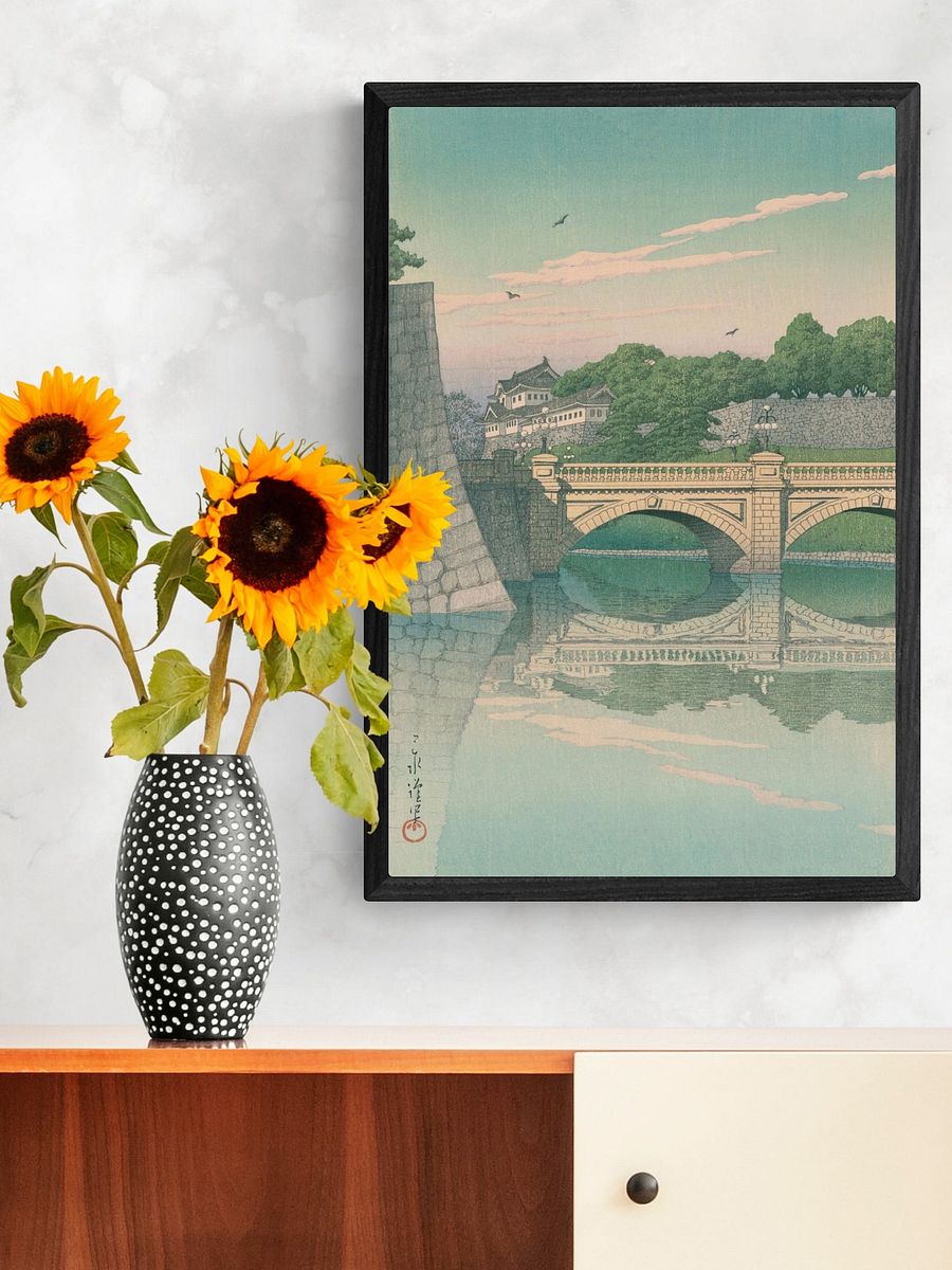 Morning at Nijubashi Bridge - Kawase Hasui product image (3)
