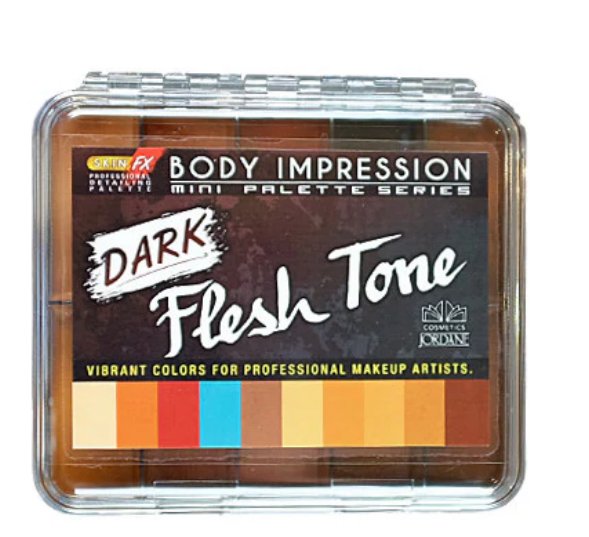 Jordane Cosmetics - Mini Dark Fleshtone Palette product image (1)