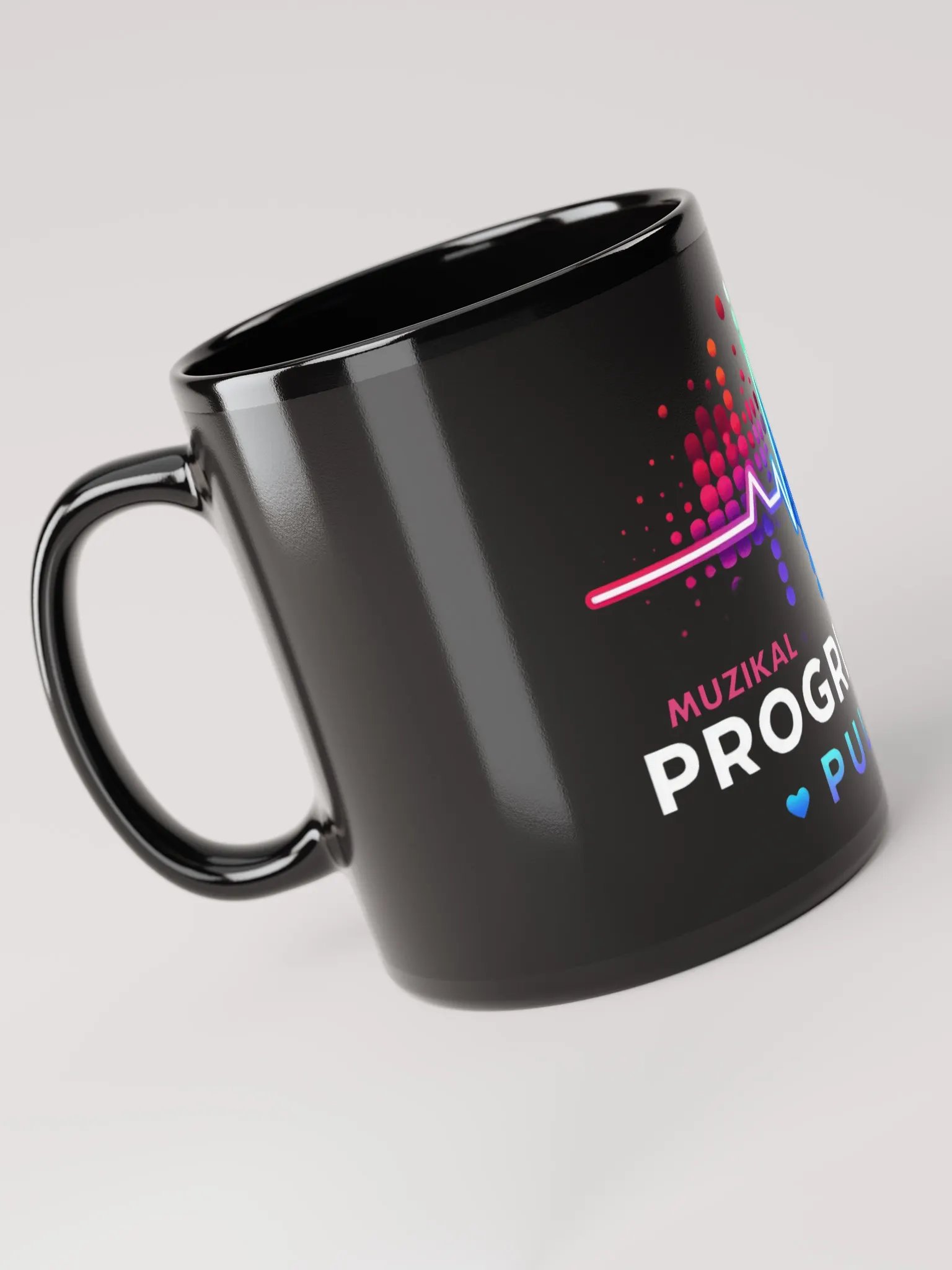 Progressive Pulse Black Mug product image (3)