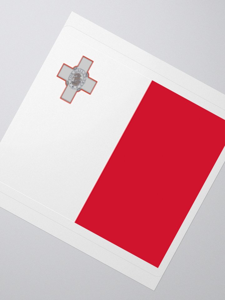 Malta National Flag Sticker - Exclusive Vinyl Design, Multiple Sizes product image (5)