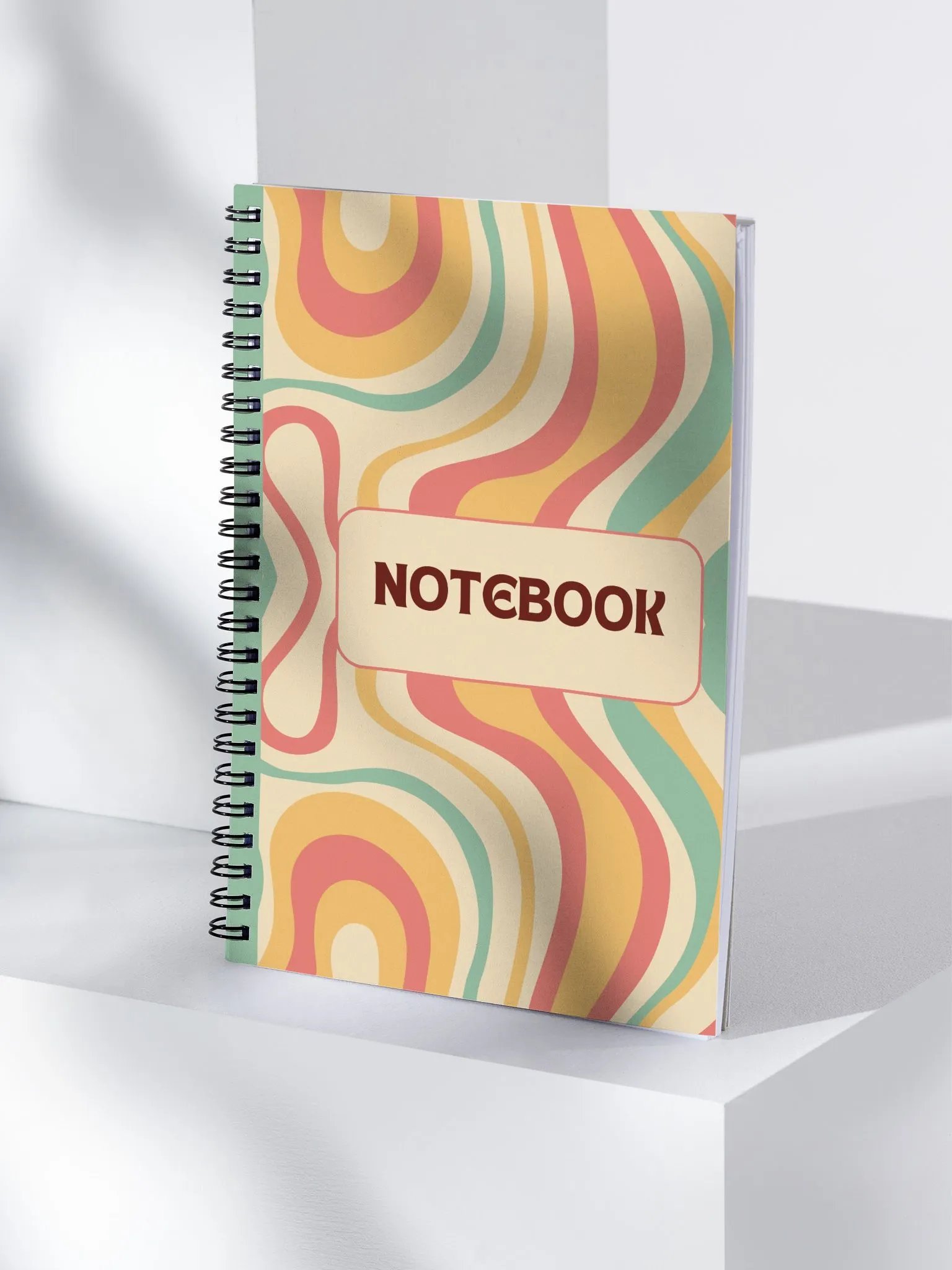 Psychedelic Swirls Spiral Notebook product image (4)