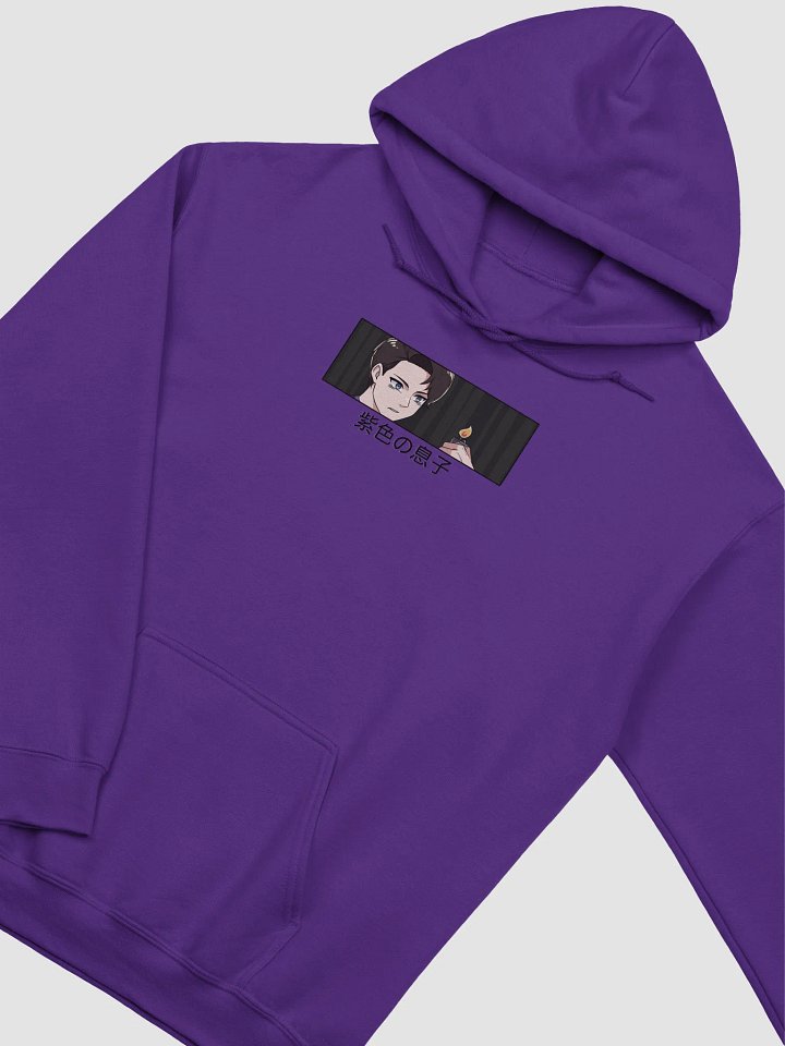 TDreads "PURPLE SON" Unisex Printed Relaxed Fit Hoodie product image (2)
