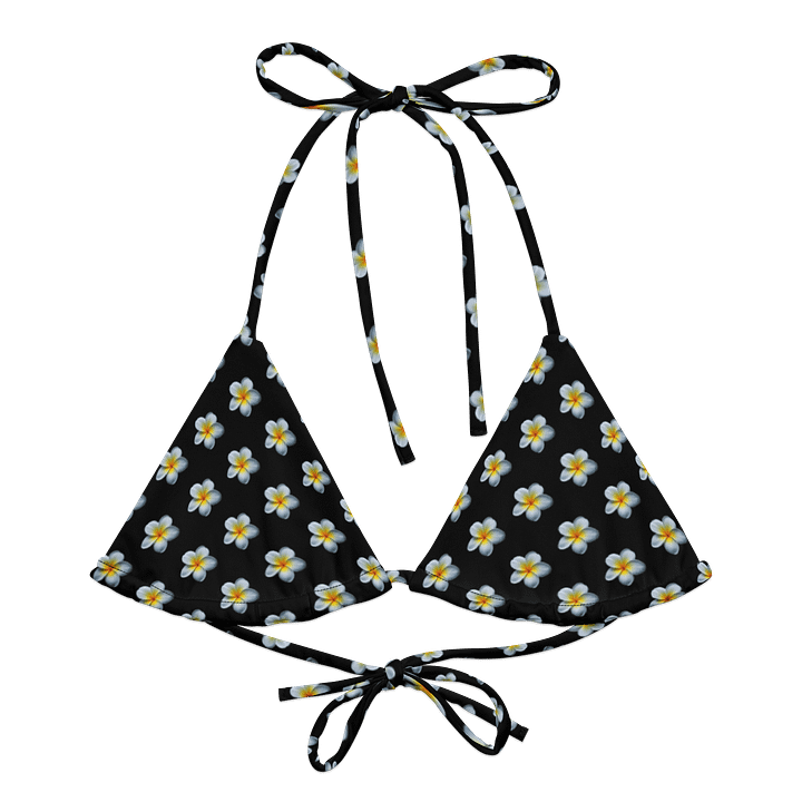 Bikini Top - Temple Flower (black) product image (2)