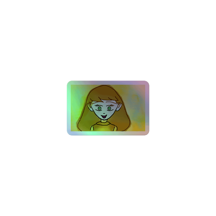 Smiling Holographic Sticker Sheet product image (1)