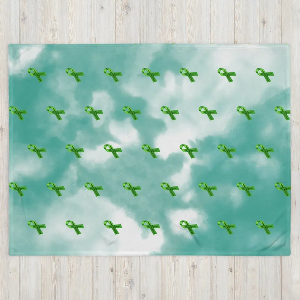 Green Ribbon Awareness Blanket product image (4)