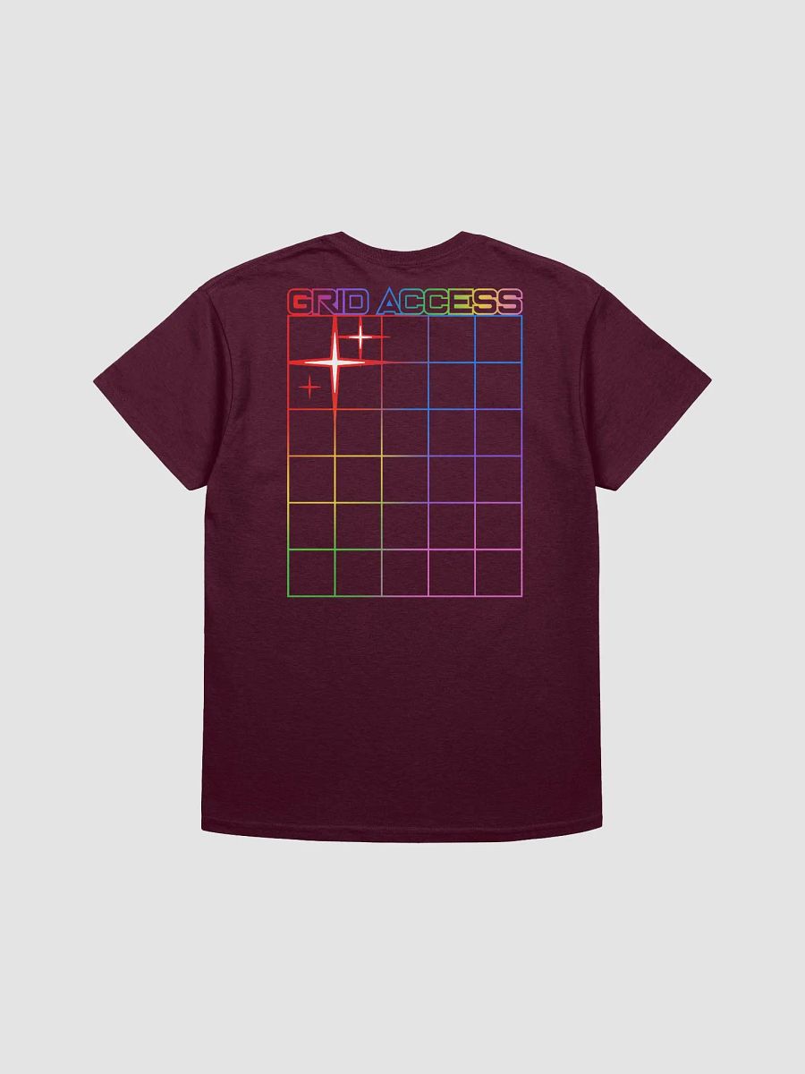 Red Grid Access T-shirt product image (3)
