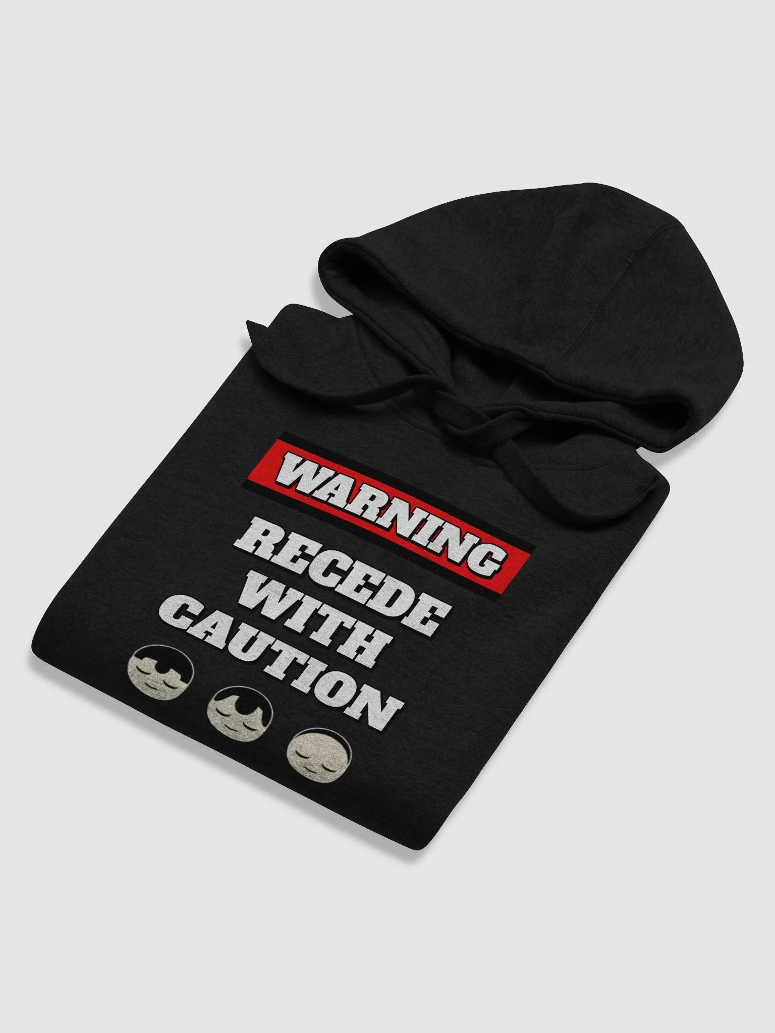 Recede With Caution - Funny Humorous Hoodie product image (40)