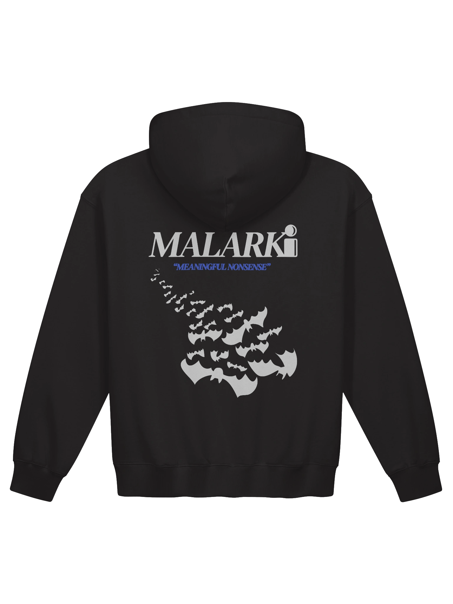 MALARKI BLACK HEAVY WEIGHT HOODIE product image (2)