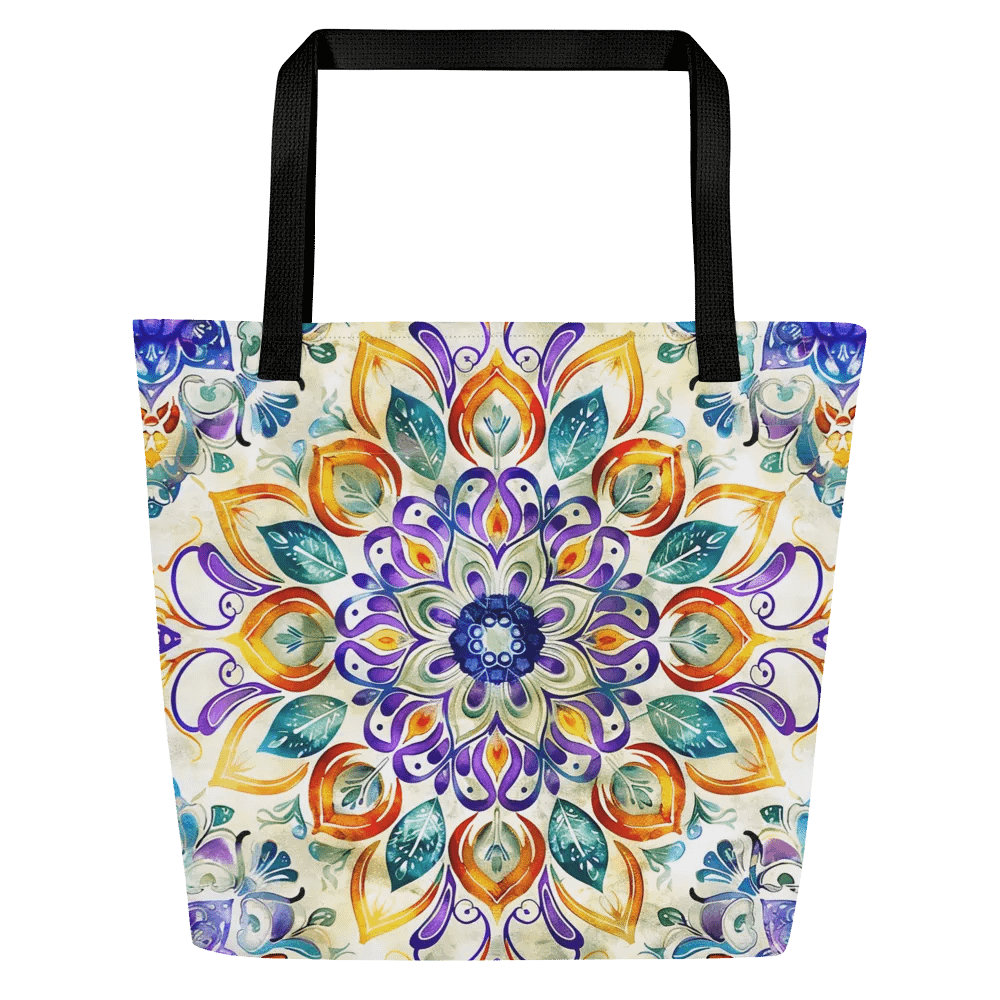 Mandala Mosaic Polyester Tote Bag product image (2)