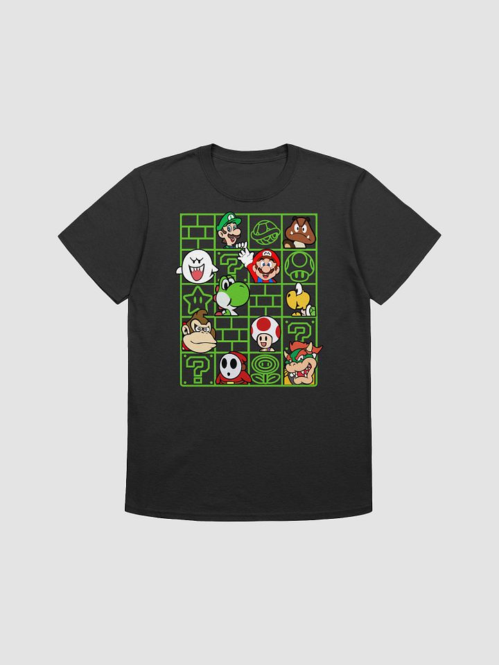 Super Mario Grid Unisex T-Shirt product image (1)