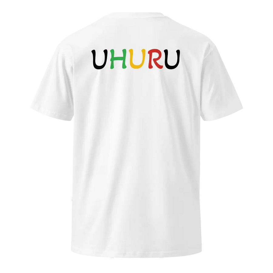 Uhuru - Men's White Africa Map Outline Tee product image (2)