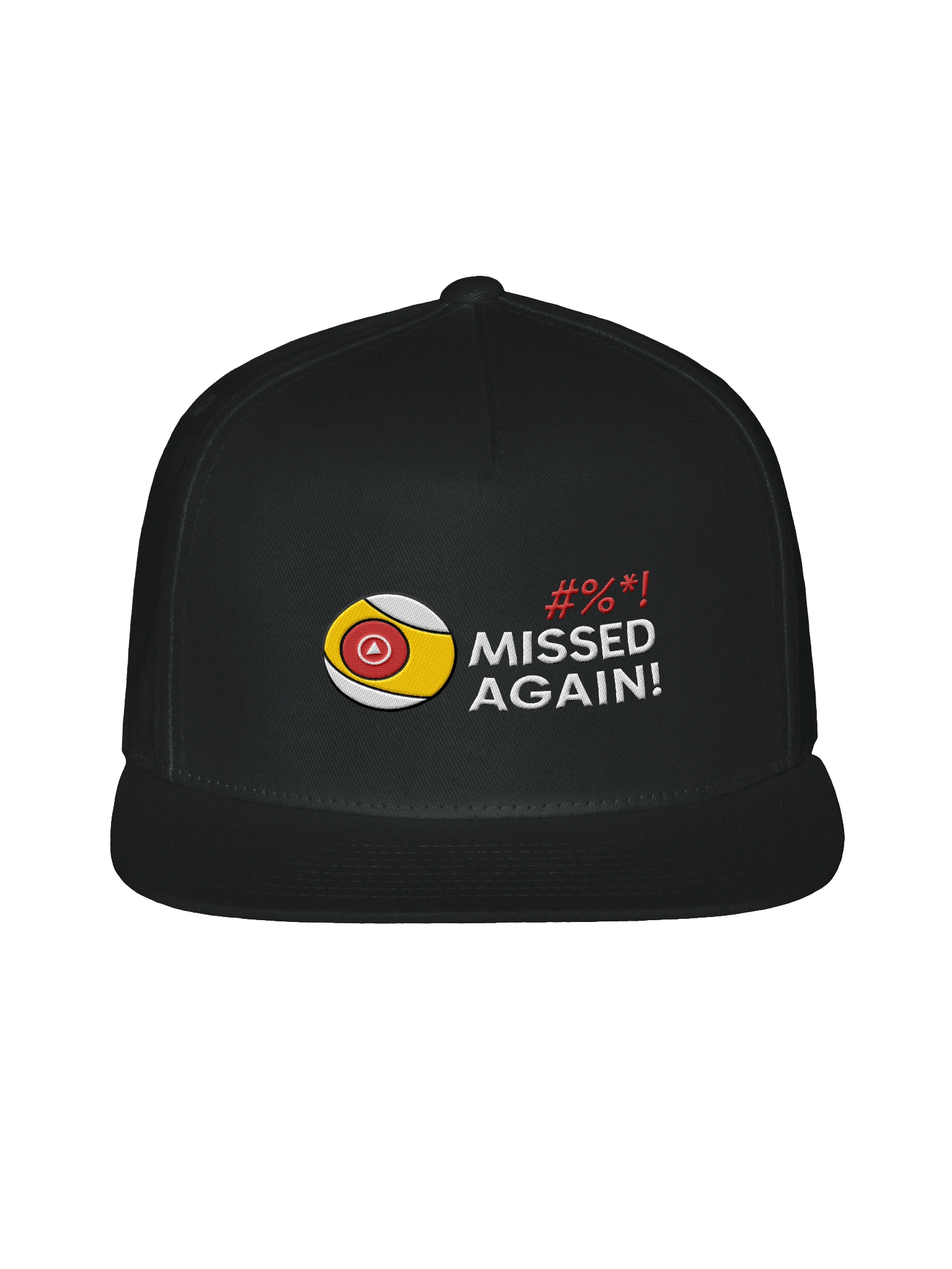 Missed Again! Logo Cap (Snapback - Black) product image (1)