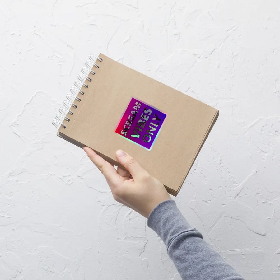 Scream Vibes Only Holo Stickers product image (7)