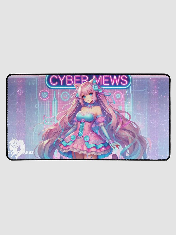 Cyber Mew Deskmat product image (2)