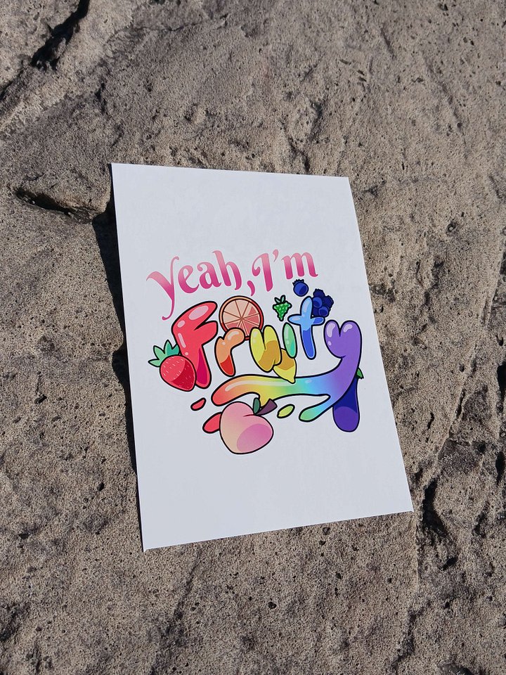 Yeah, I'm Fruity~ STICKER! product image (1)