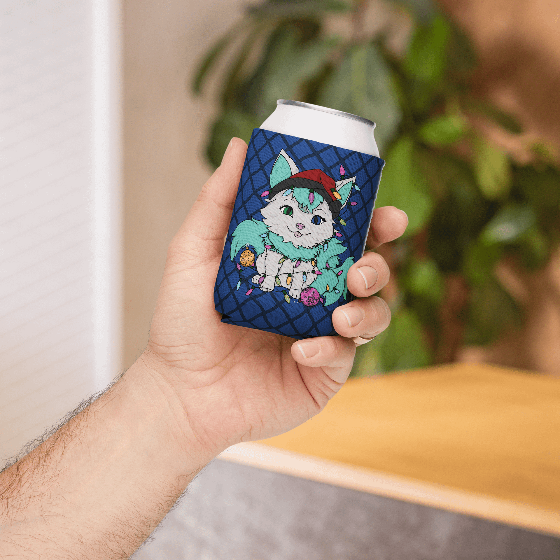 Festive Kitsune Can Cooler product image (5)