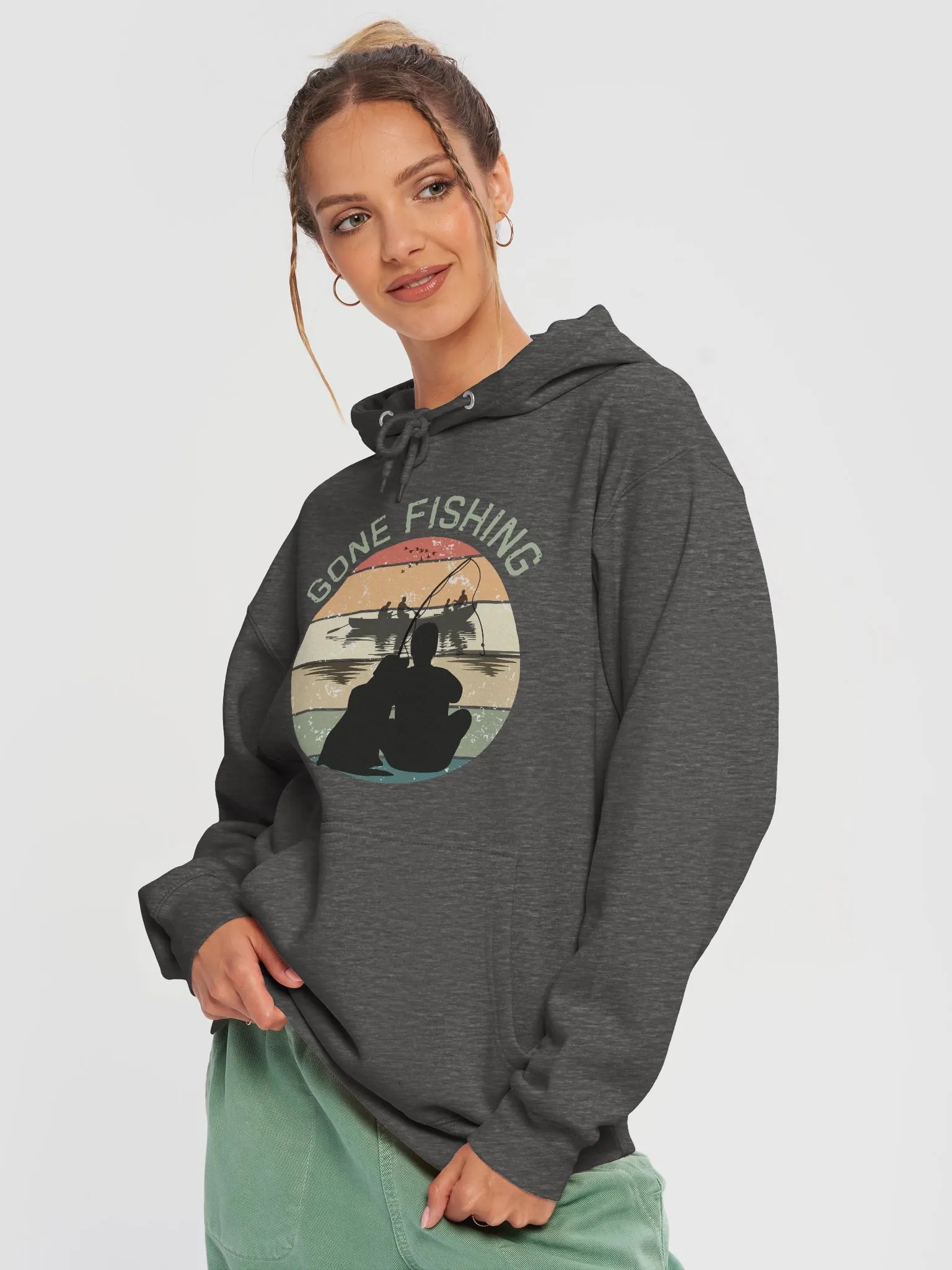 Sunset Fishing Adventure Hoodie product image (2)